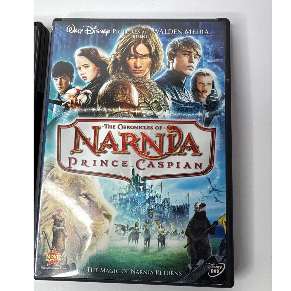 The Chronicles of Narnia Prince Caspian,The Lion, Witch and The Wardrobe DVD Set